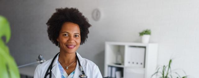 Doctor smiling